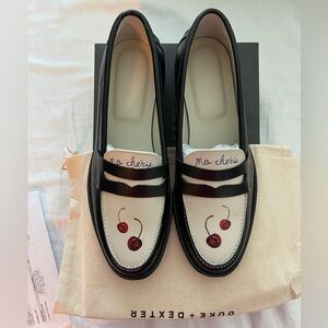 Duke + Dexter Wilde Cherry Penny Loafer BRAND NEW